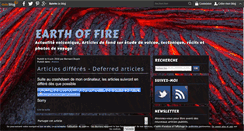 Desktop Screenshot of earth-of-fire.com