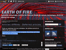 Tablet Screenshot of earth-of-fire.com
